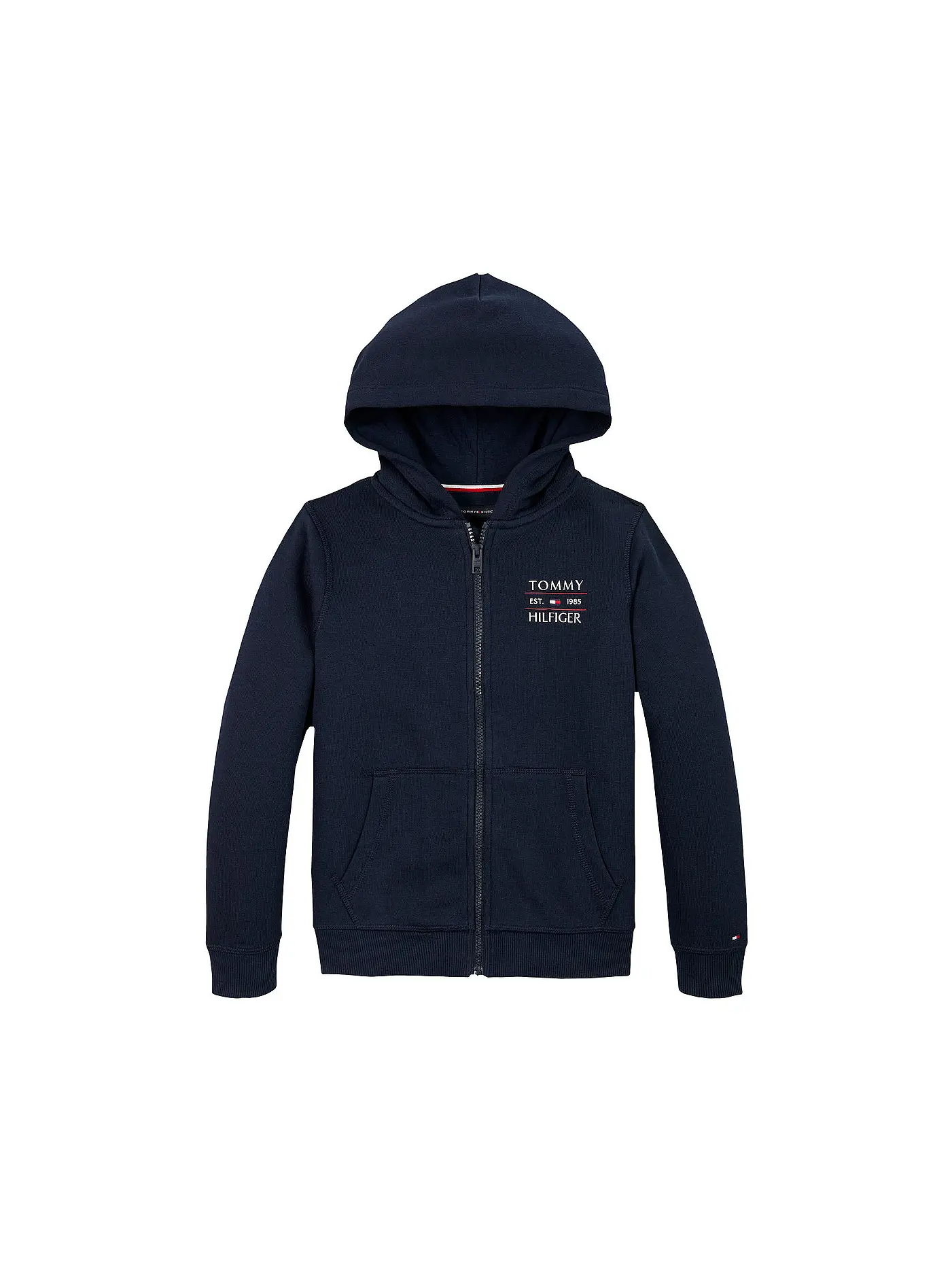 TOMMY HILFIGER | Jungen Kapuzensweatjacke | dunkelblau